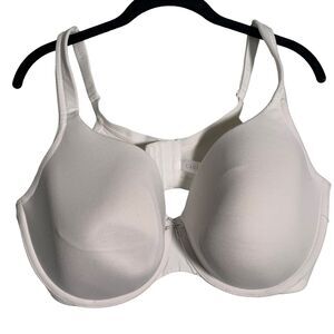 Cacique White‎ Women’s 44 DDD Underwire Bra Good Condition cotton spandex